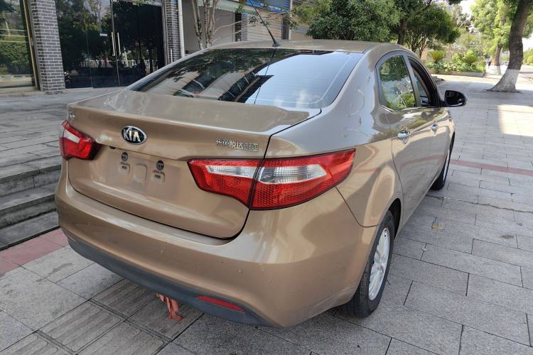 Used Kia K2 2012 Sedan 1.4L MT TOP Commemorative Edition Rear Right 45 Deg