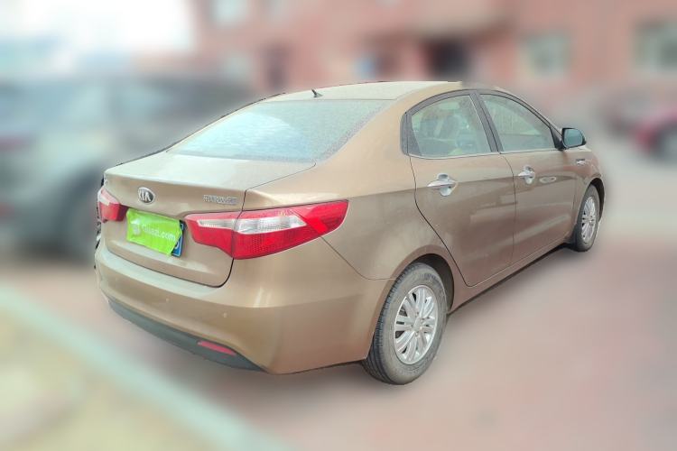 Used Kia K2 2012 Sedan 1.4L Automatic GLS Commemorative Edition Rear Right 45 Deg