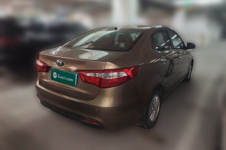 Used Kia K2 2012 Sedan 1.4L MT GLS Commemorative Edition Rear Right 45 Deg