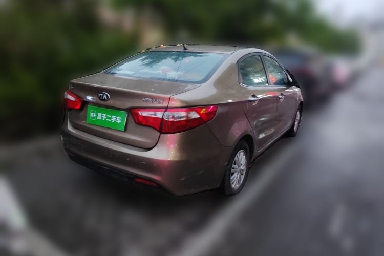 Used Kia K2 2012 Sedan 1.4L MT GLS Commemorative Edition Rear Right 45 Deg