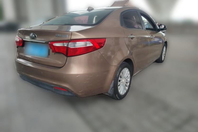 Used Kia K2 2012 Sedan 1.4L Automatic GLS Commemorative Edition Rear Right 45 Deg