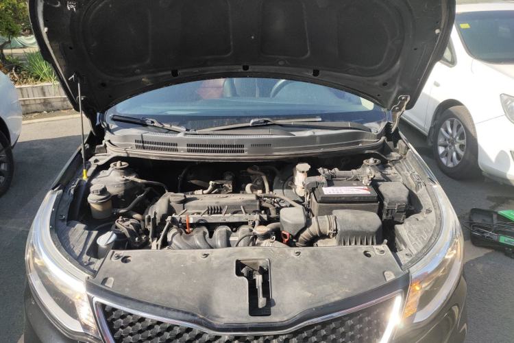Used Kia K2 2015 Sedan 1.4L Automatic GLS Engine Bay