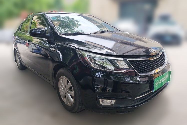 Used Kia K2 2015 Sedan 1.4L MT GLS Front Right 45 Deg