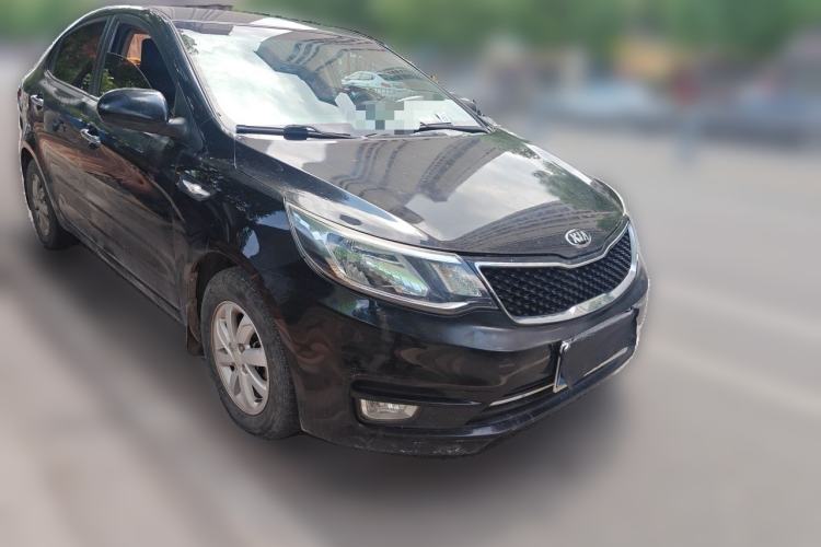 Used Kia K2 2015 Sedan 1.4L MT GLS Front Right 45 Deg