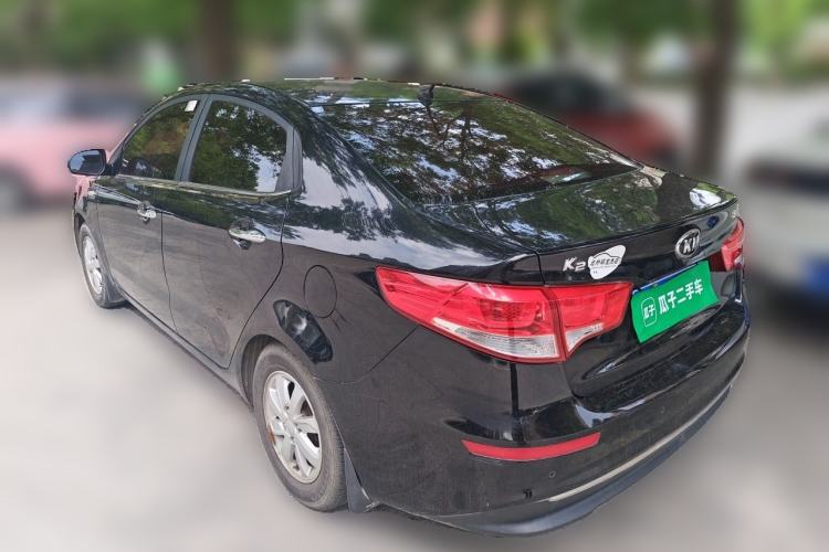 Used Kia K2 2015 Sedan 1.4L MT GLS Rear Left 45 Deg