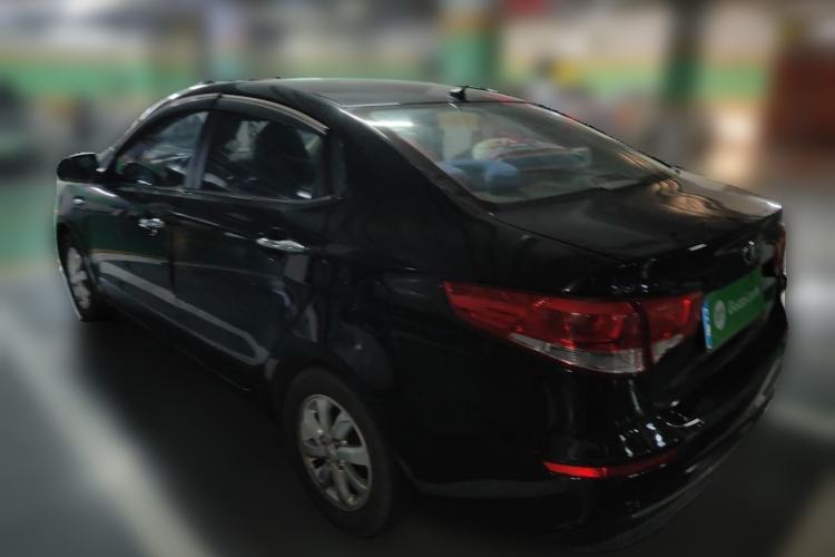Used Kia K2 2015 Sedan 1.4L MT GLS Rear Left 45 Deg
