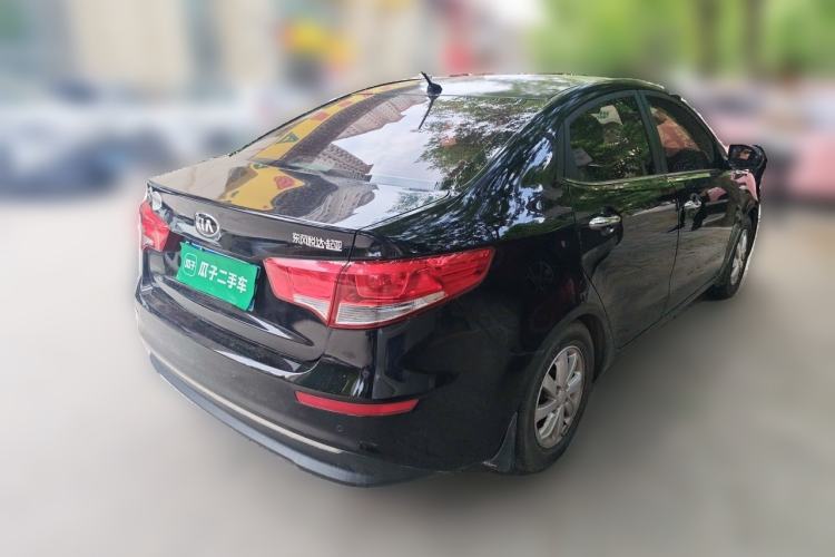 Used Kia K2 2015 Sedan 1.4L MT GLS Rear Right 45 Deg