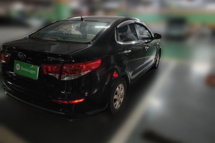 Used Kia K2 2015 Sedan 1.4L MT GLS Rear Right 45 Deg