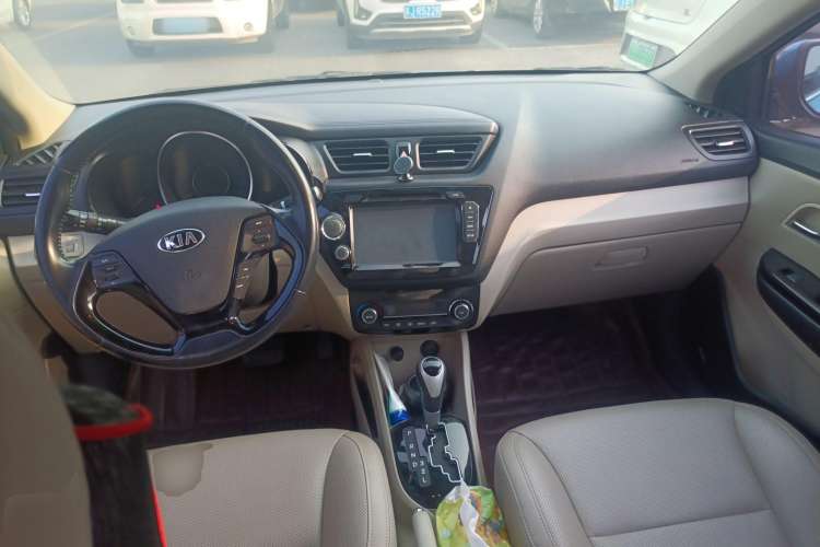 Used Kia K2 2015 Sedan 1.6L Automatic Transmission Premium Center Console