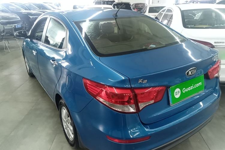 Used Kia K2 2015 Sedan 1.4L MT GLS Rear Left 45 Deg