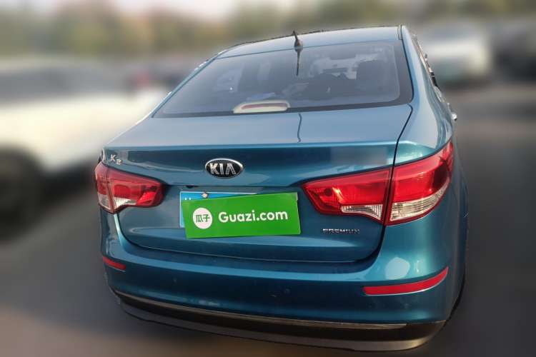 Used Kia K2 2015 Sedan 1.6L Automatic Transmission Premium Rear