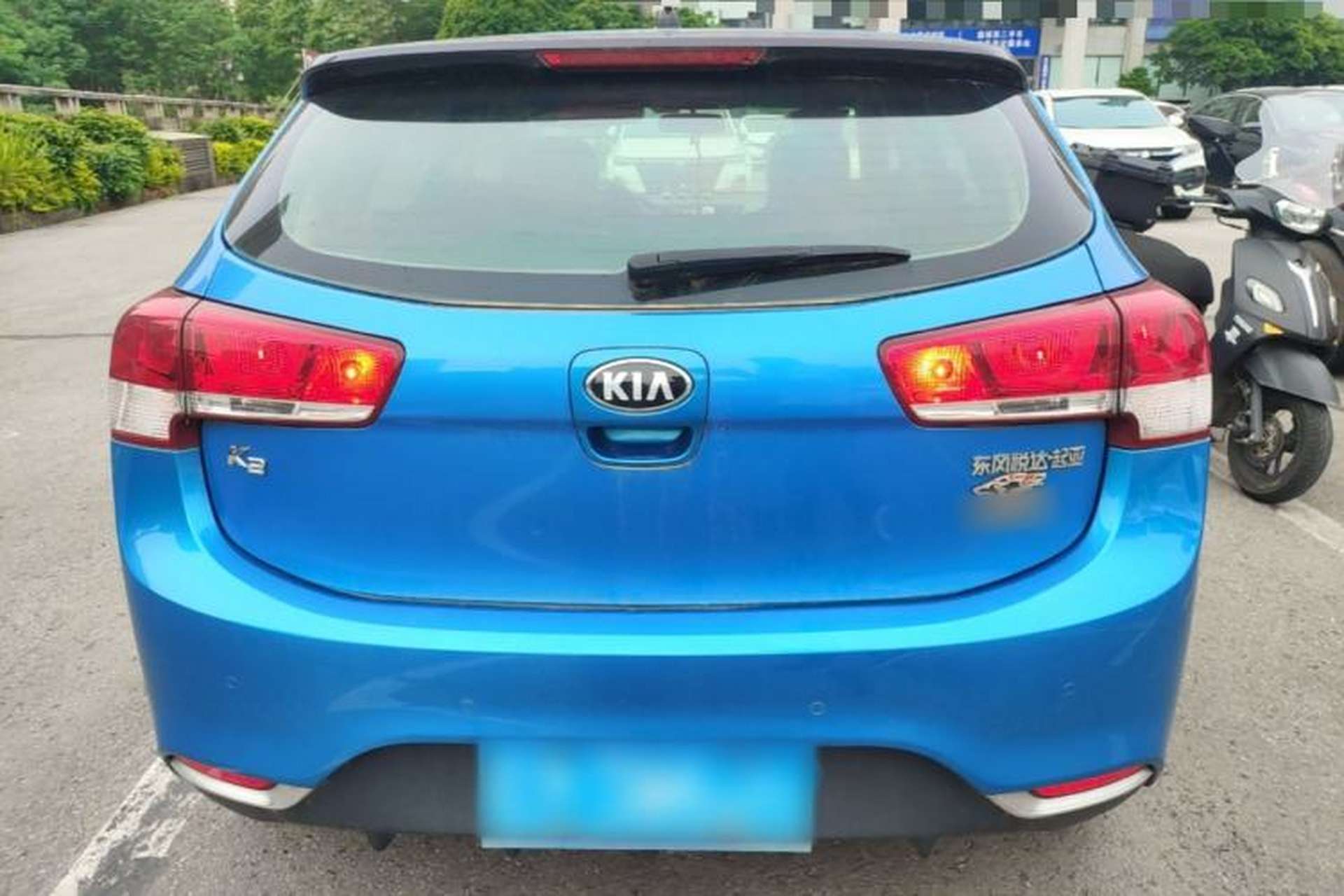 Used Kia K2 2015 Hatchback 1.4L AT GLS Cool Edition Rear