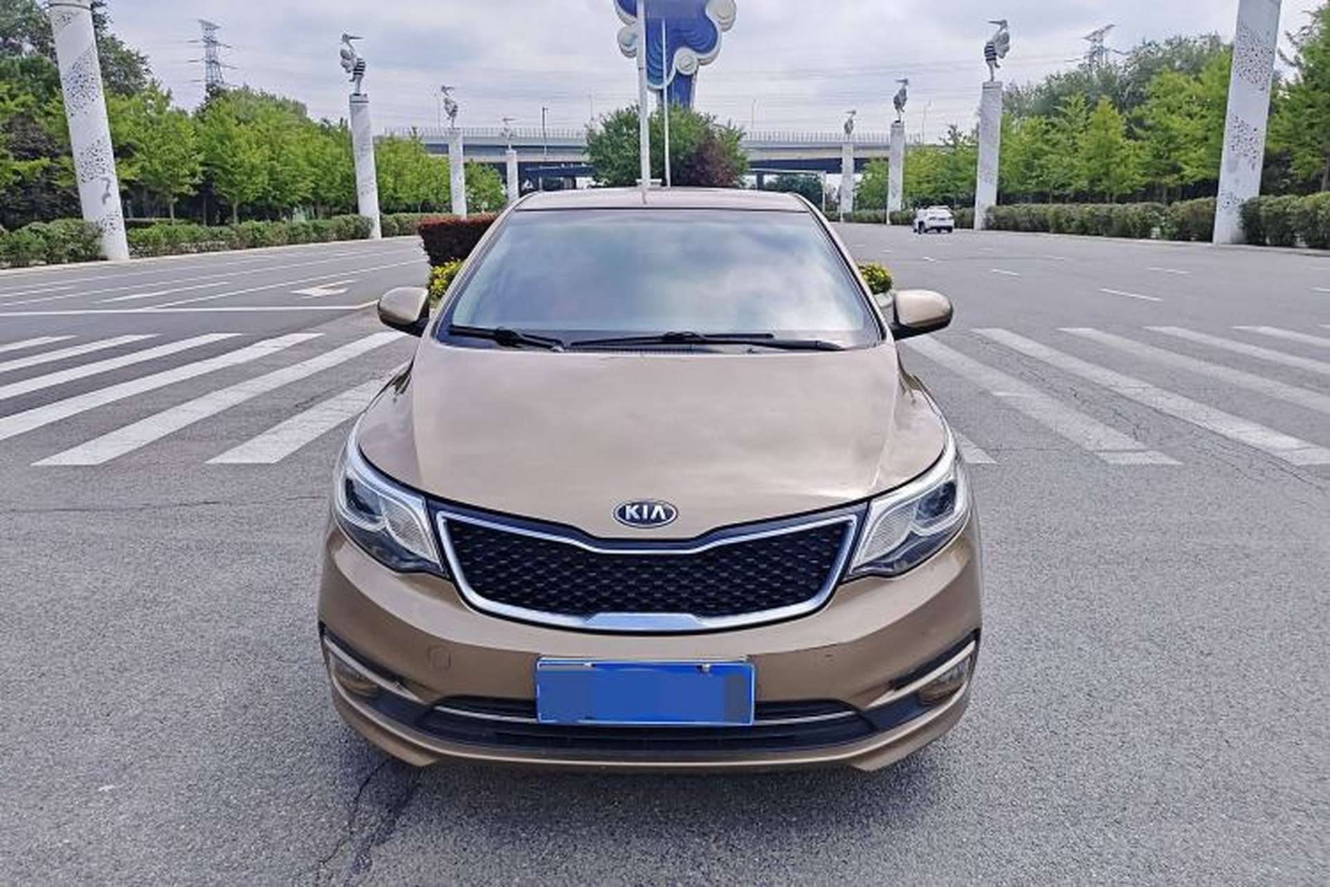 Used Kia K2 2015 Sedan 1.4L Automatic GLS Exterior 6