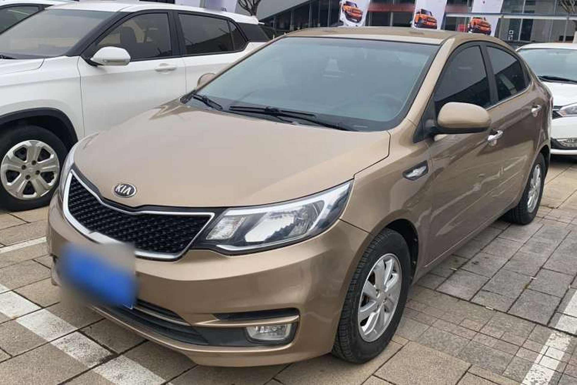 Used Kia K2 2015 Sedan 1.4L Automatic GLS Front Left 45 Deg