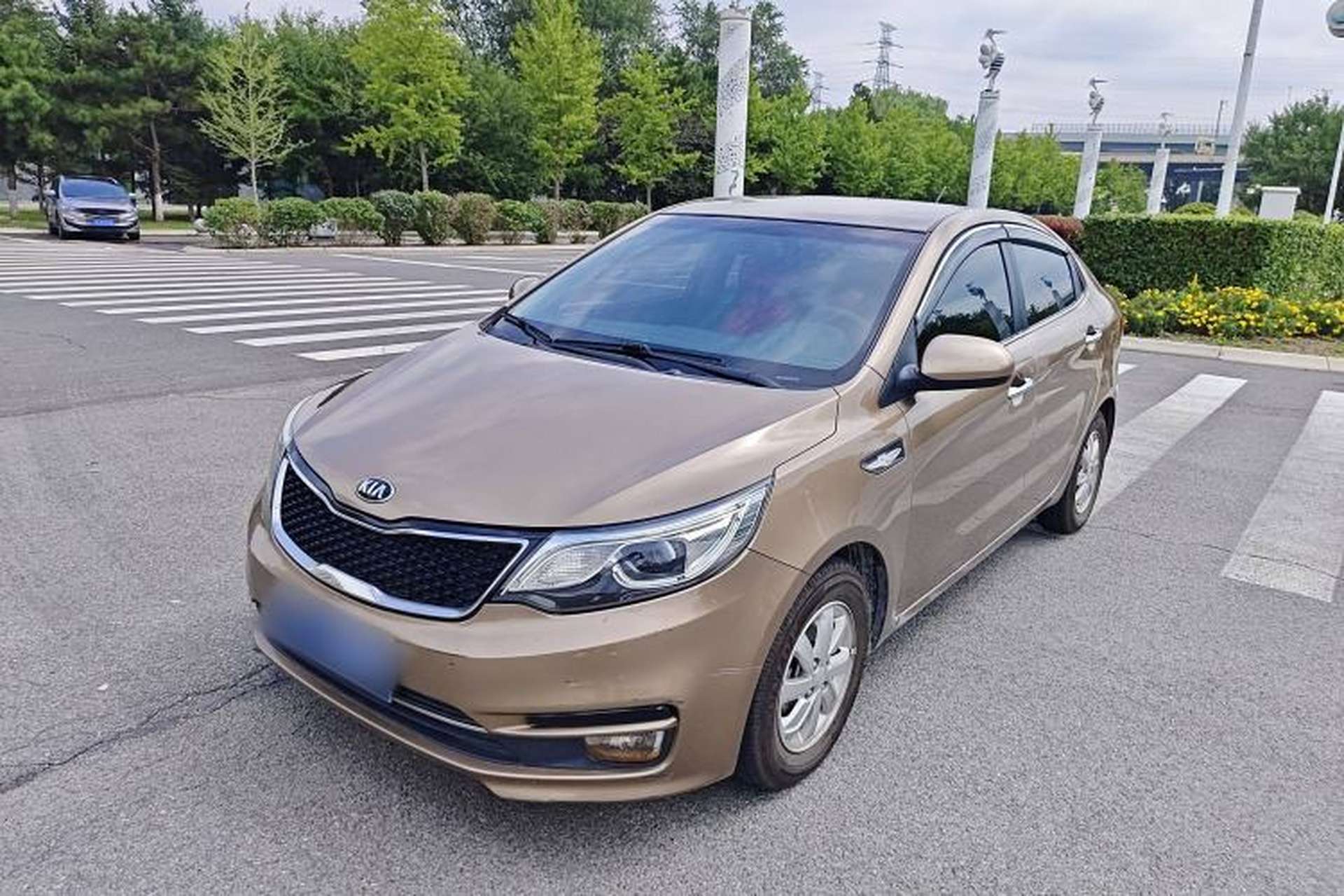 Used Kia K2 2015 Sedan 1.4L Automatic GLS Front Left 45 Deg