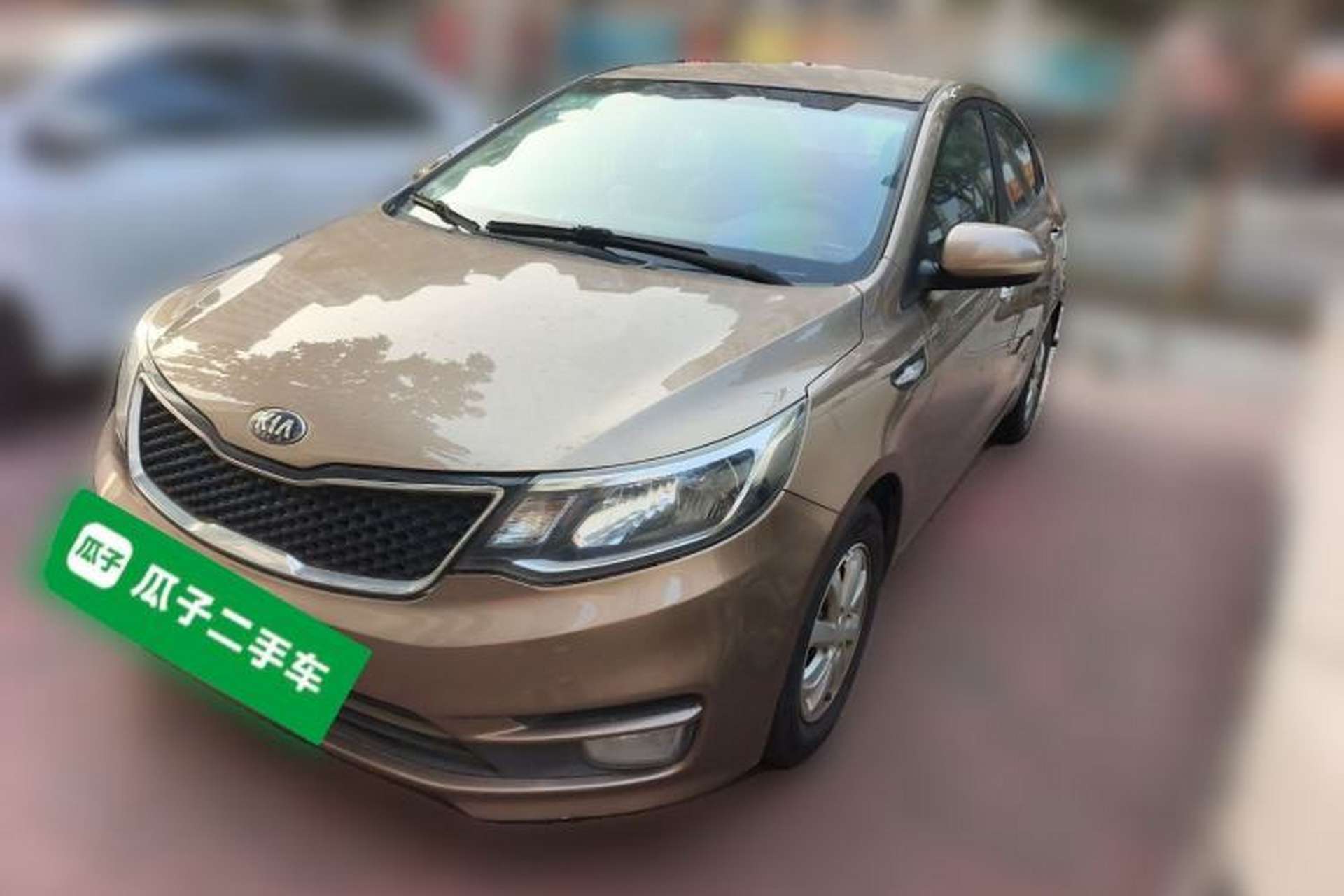 Used Kia K2 2015 Sedan 1.4L MT GLS Front Left 45 Deg
