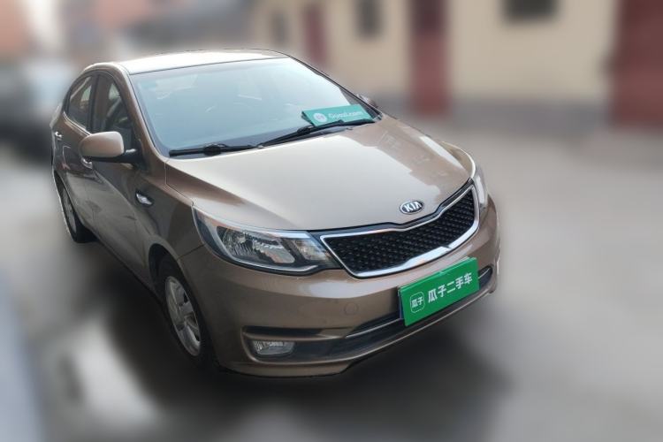 Used Kia K2 2015 Sedan 1.4L MT GLS Front Right 45 Deg
