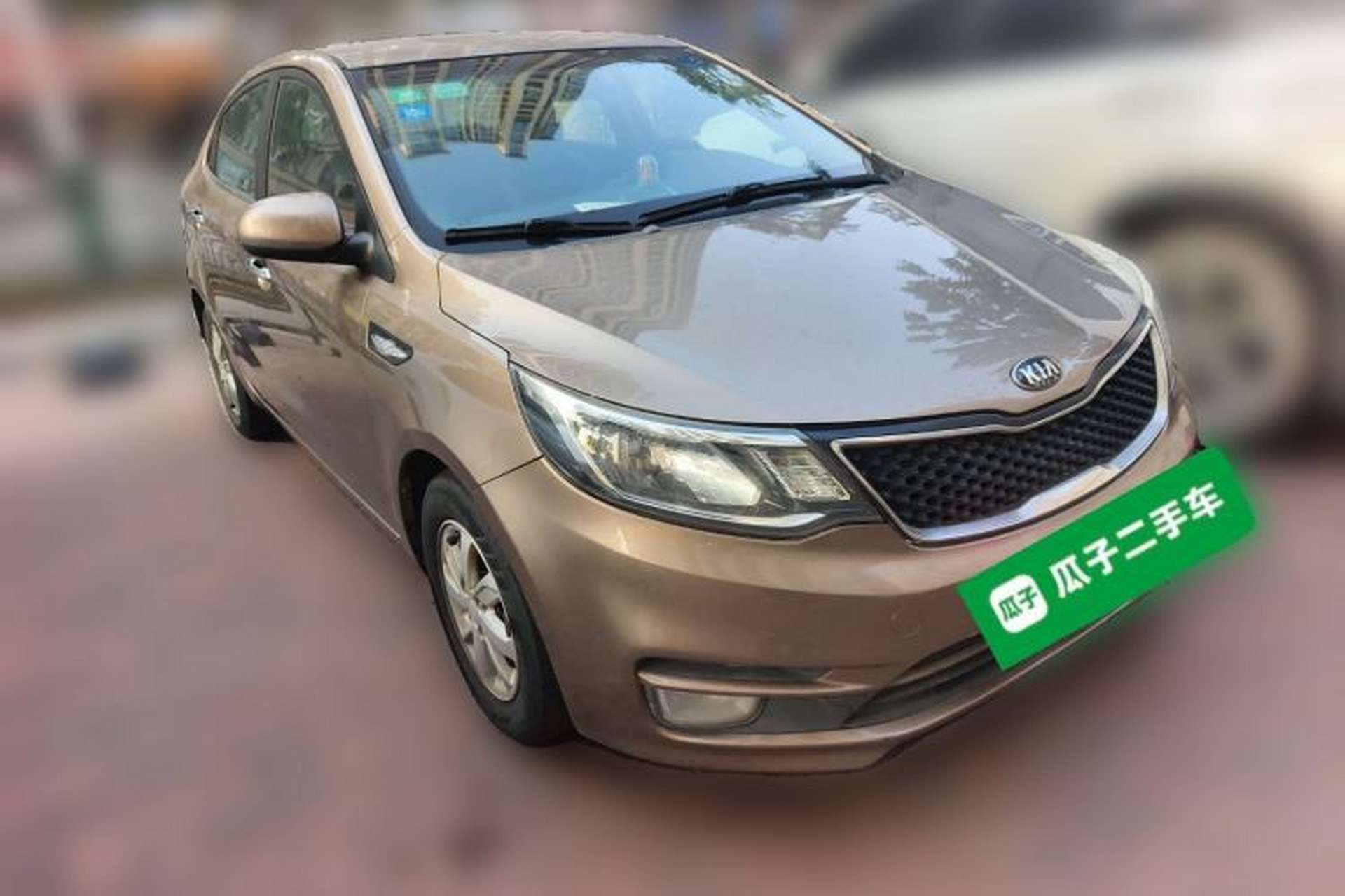 Used Kia K2 2015 Sedan 1.4L MT GLS Front Right 45 Deg