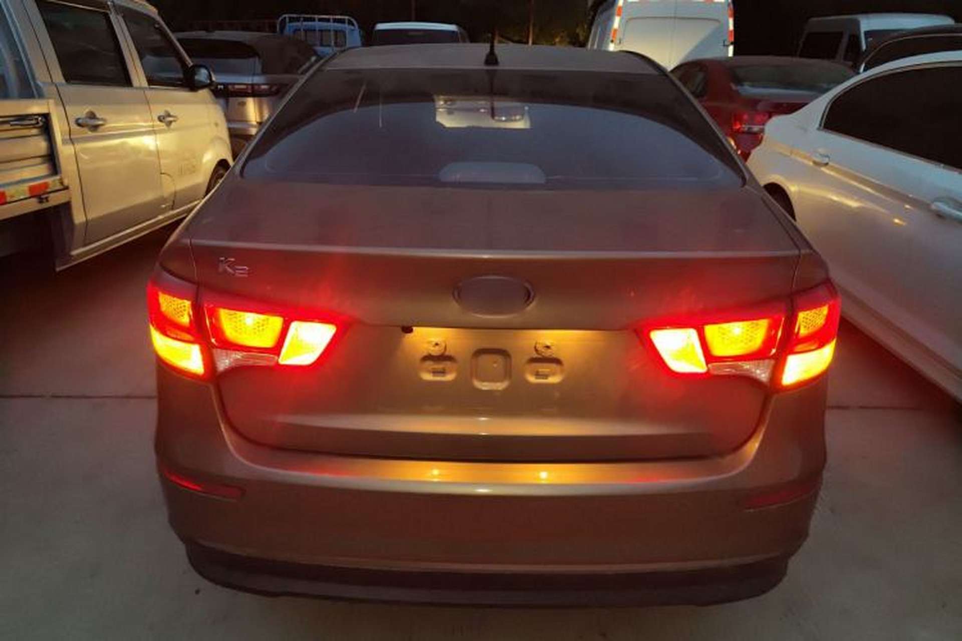 Used Kia K2 2015 Sedan 1.4L Automatic GLS Rear