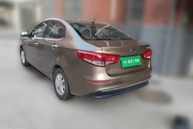 Used Kia K2 2015 Sedan 1.4L MT GLS Rear Left 45 Deg