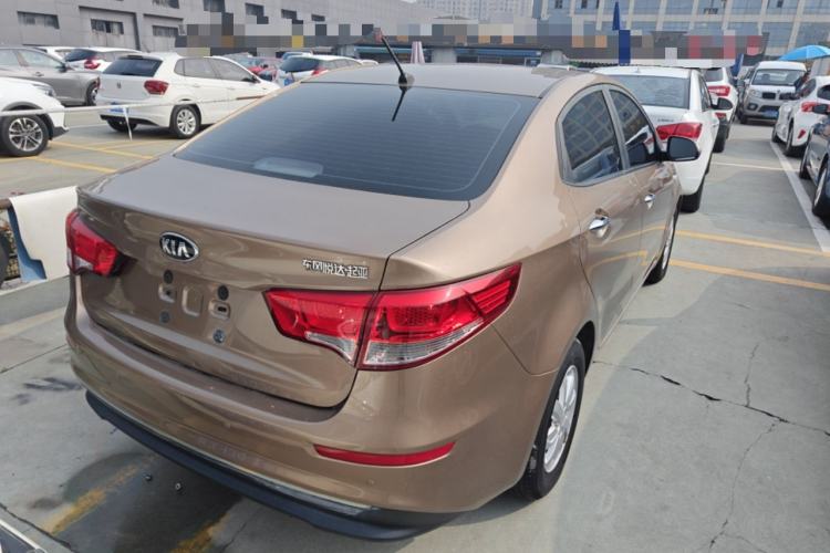 Used Kia K2 2015 Sedan 1.4L MT GLS Rear Right 45 Deg