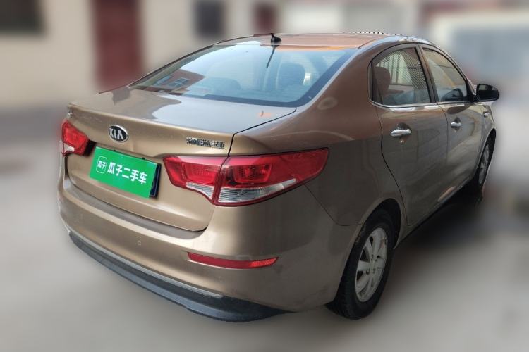 Used Kia K2 2015 Sedan 1.4L MT GLS Rear Right 45 Deg