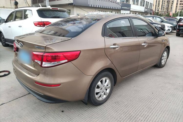 Used Kia K2 2015 Sedan 1.4L MT GLS Rear Right 45 Deg