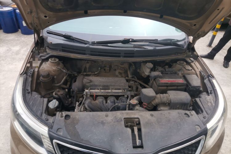 Used Kia K2 2015 Sedan 1.4L Automatic GLS Engine Bay