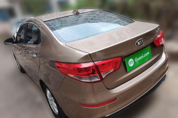 Used Kia K2 2015 Sedan 1.4L MT GLS Rear Left 45 Deg