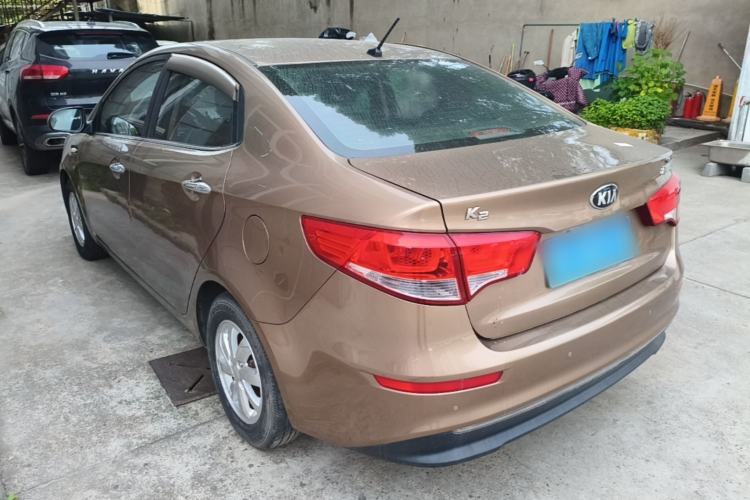 Used Kia K2 2015 Sedan 1.4L MT GLS Rear Left 45 Deg