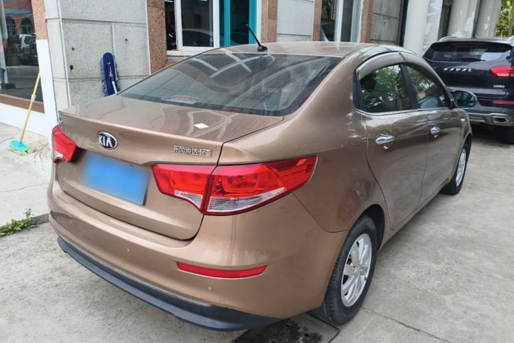 Used Kia K2 2015 Sedan 1.4L MT GLS Rear Right 45 Deg