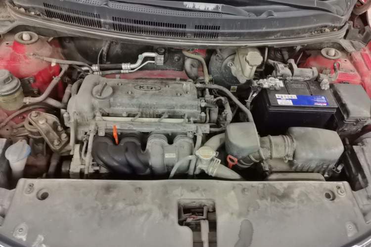 Used Kia K2 2015 Sedan 1.4L Automatic GLS Engine Bay