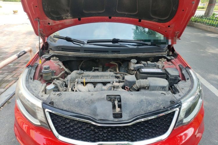 Used Kia K2 2015 Sedan 1.4L Automatic GLS Engine Bay