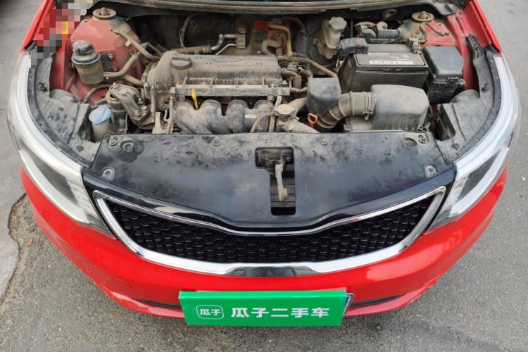 Used Kia K2 2015 Sedan 1.4L Automatic GLS Engine Bay