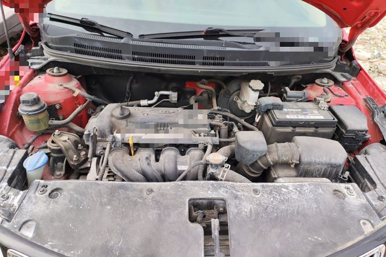 Used Kia K2 2015 Sedan 1.4L MT GLS Engine Bay