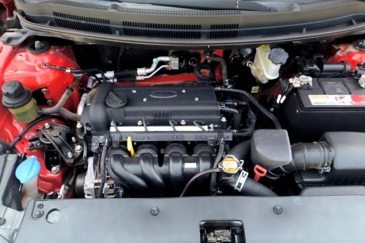 Used Kia K2 2015 Sedan 1.4L Automatic GLS Engine Bay