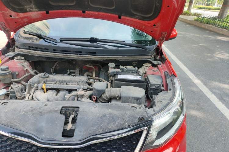 Used Kia K2 2015 Sedan 1.4L Automatic GLS Engine Bay Left