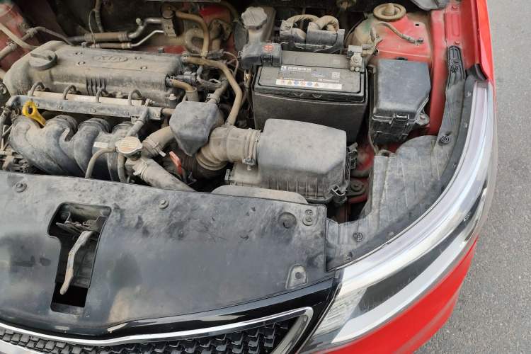 Used Kia K2 2015 Sedan 1.4L Automatic GLS Engine Bay Left