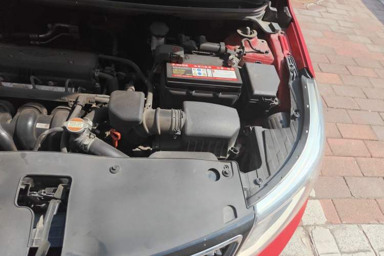 Used Kia K2 2015 Sedan 1.6L Automatic Transmission Premium Engine Bay Left