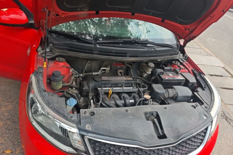 Used Kia K2 2015 Sedan 1.4L MT GLS Engine Bay