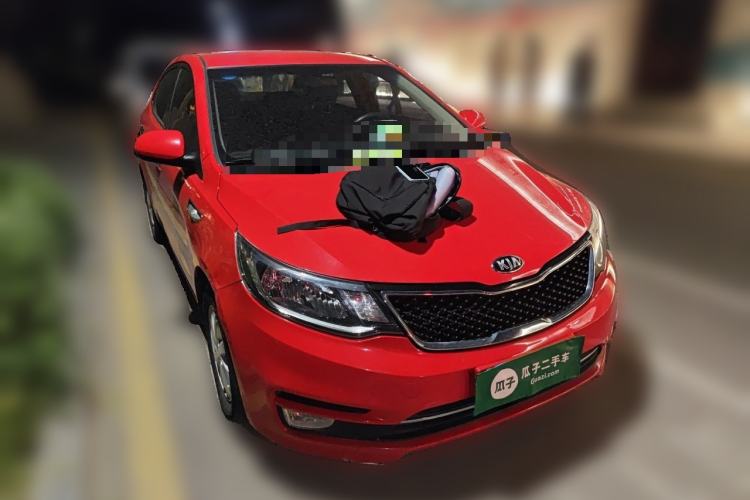 Used Kia K2 2015 Sedan 1.4L MT GLS Front Right 45 Deg