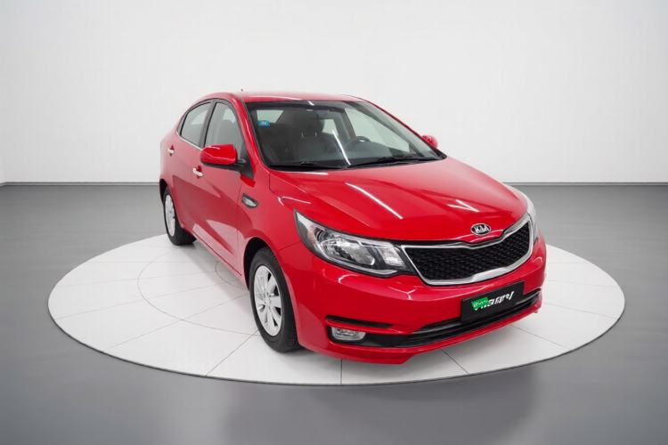 Used Kia K2 2015 Sedan 1.4L Automatic GLS Front Right 45 Deg