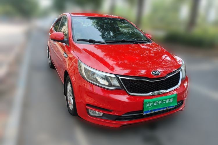 Used Kia K2 2015 Sedan 1.4L Automatic GLS Front Right 45 Deg
