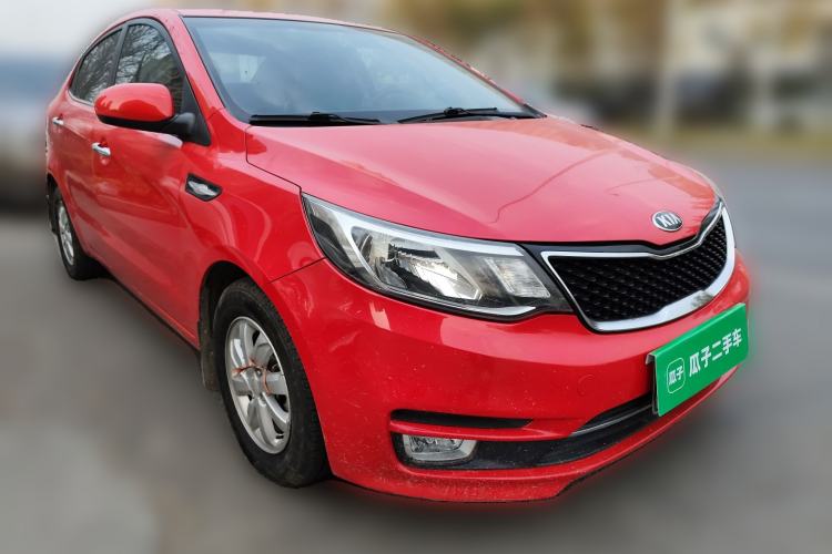 Used Kia K2 2015 Sedan 1.4L Automatic GLS Front Right 45 Deg