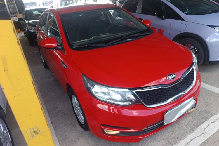 Used Kia K2 2015 Sedan 1.4L Automatic GLS Front Right 45 Deg
