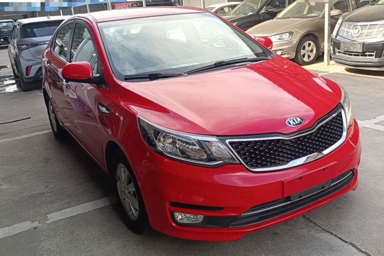 Used Kia K2 2015 Sedan 1.4L MT GLS Front Right 45 Deg