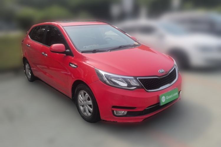 Used Kia K2 2015 Hatchback 1.4L AT GLS Cool Edition Front Right 45 Deg