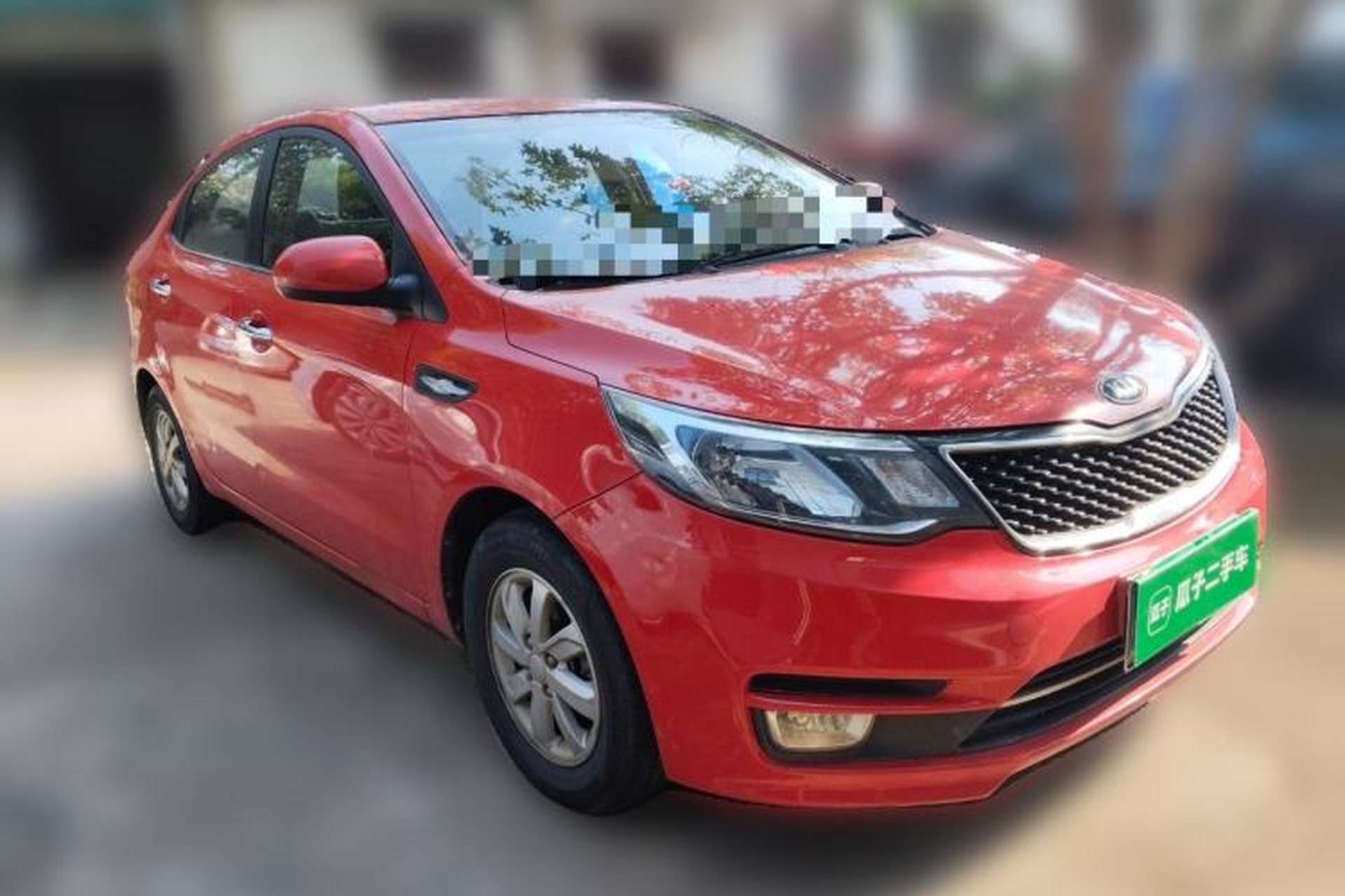 Used Kia K2 2015 Sedan 1.4L MT GLS Front Right 45 Deg