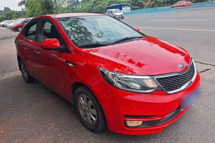 Used Kia K2 2015 Sedan 1.4L MT GLS Front Right 45 Deg