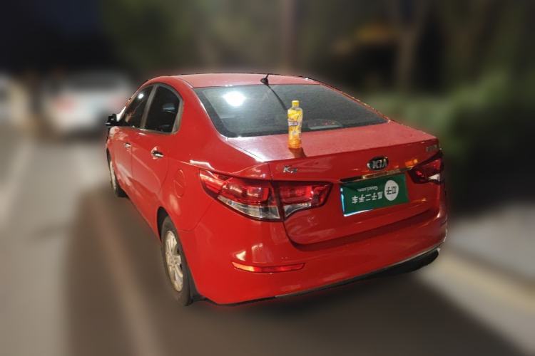 Used Kia K2 2015 Sedan 1.4L MT GLS Rear Left 45 Deg